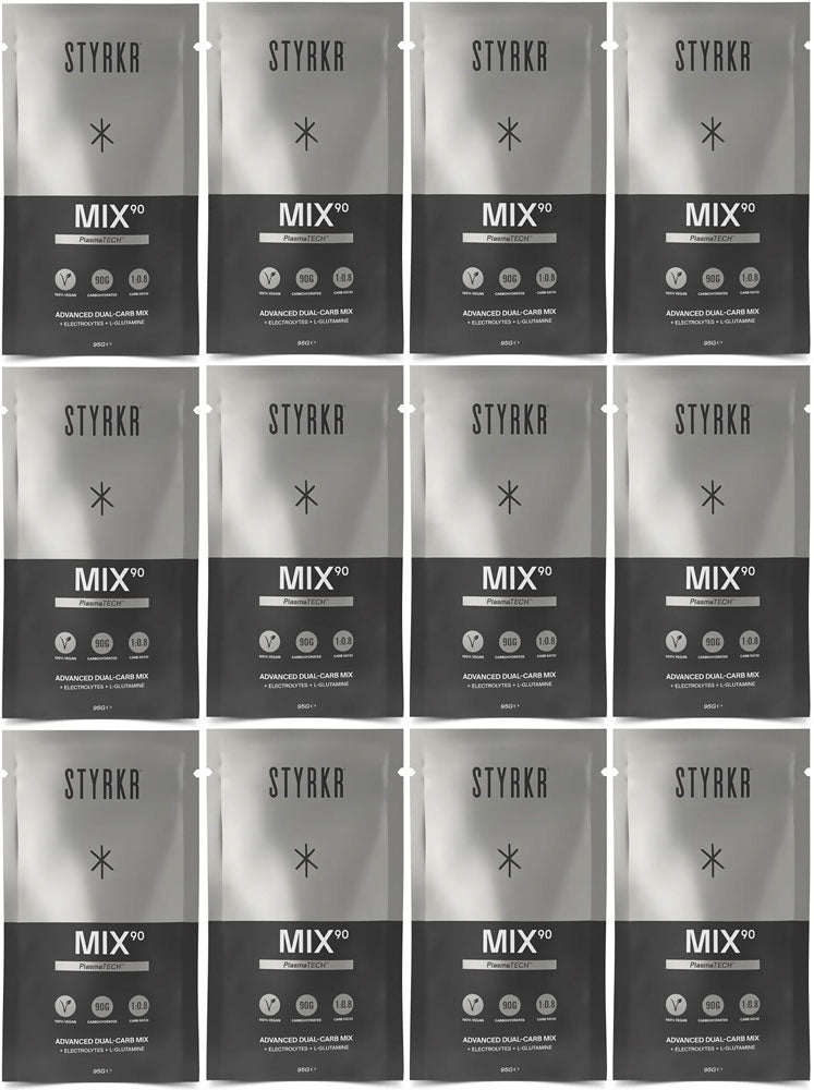 Styrkr mix90 dual-carb energy drink 12er box