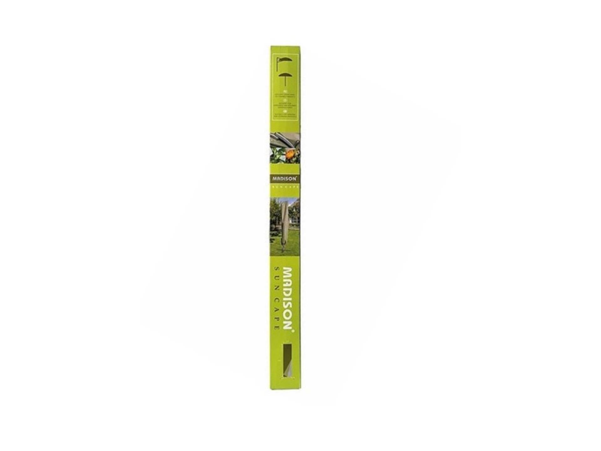 Madison parasolhoes beschermhoes v. staande en hangende parasol grijs 50x245cm.