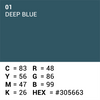 Superior Achtergrondpapier 01 Deep Blue 1,35 x 11m