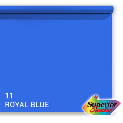 Superior Achtergrondpapier 11 Blue Chroma Key 1,35 x 11m