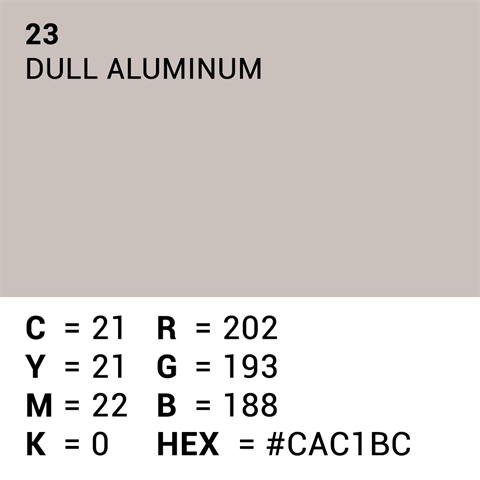 Superior Achtergrondpapier 23 Dull Aluminum 1,35 x 11m