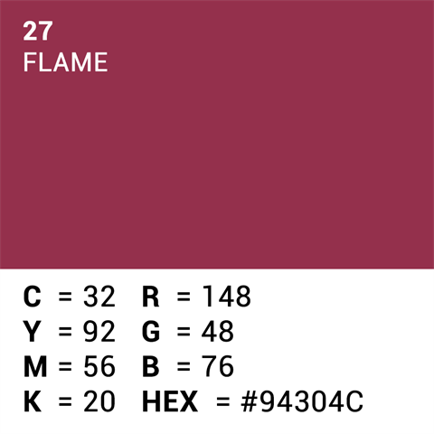 Superior Achtergrondpapier 27 Flame 1,35 x 11m