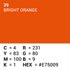 Superior Achtergrondpapier 39 Bright Orange 1,35 x 11m