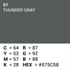 Superior achtergrondpapier 57 thunder grey 1,35 x 11m