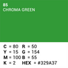 Superior achtergrondpapier 85 chroma key green 3,56 x 15m