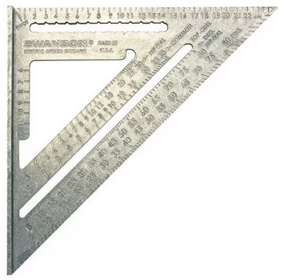 Enzo swanson 25 cm metrische speed square w bl - eu202
