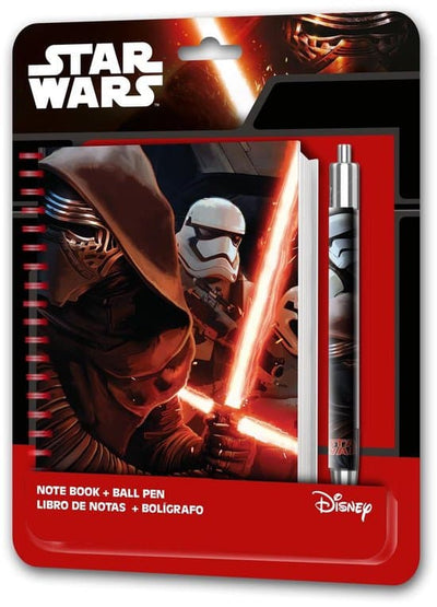 Disney star wars notitie boek met balpen