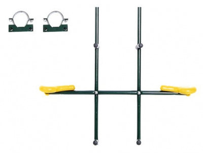 SwingKing Duoschommel 99 x 23,5 cm Staal Groen Geel