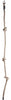 SwingKing Klimtouw met 3 Knopen en 1 Ring 180 cm Naturel