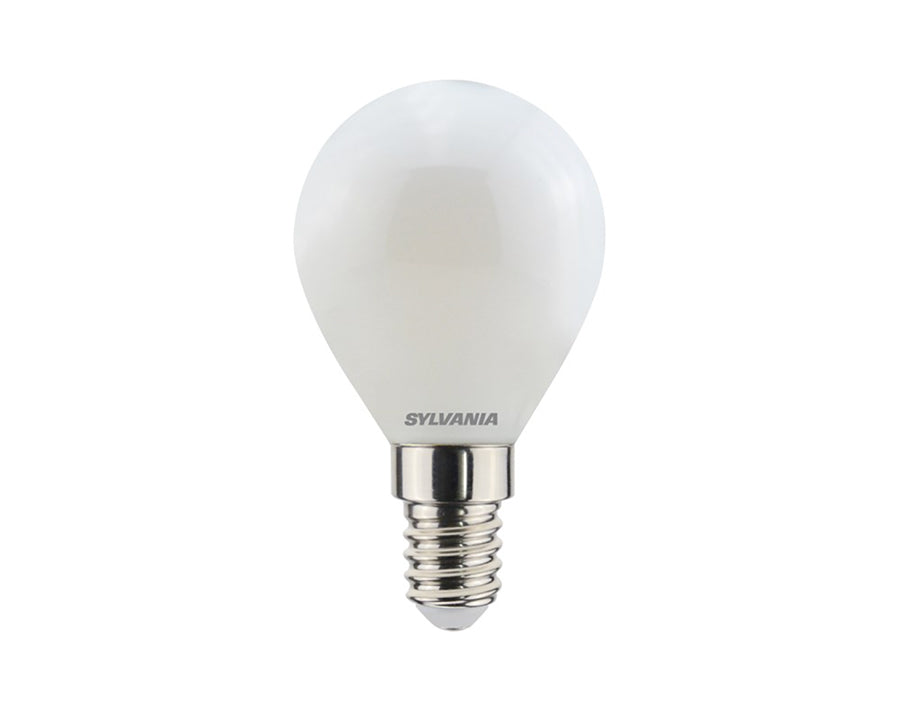 Sylvania ledlamp - kogel - e14 - 470 lm - mat - dimbaar