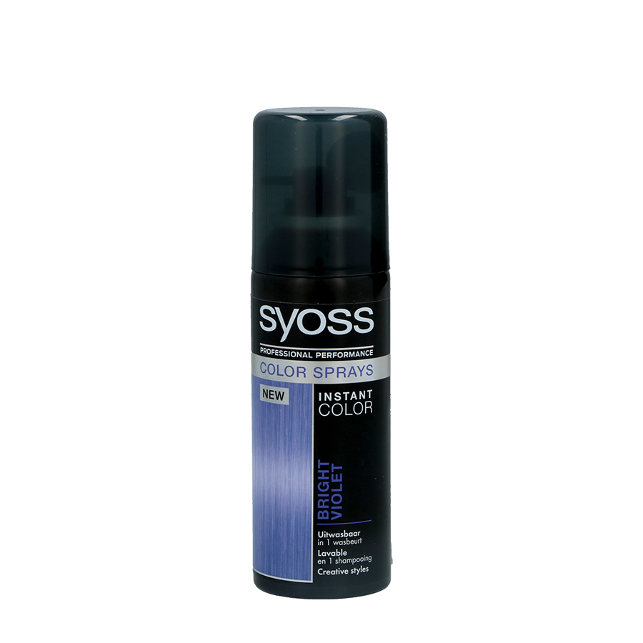 Syoss haarkleur spray bright violet 120ml