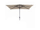 Madison parasol syros vierkant opdraai 280x280cm ecru
