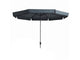 Madison parasol syros opdraai 350 8 grijs met volant