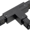 Enzo t-stuk links vast 90gr tbv. rail 3-fasen zwart - 5050055