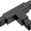 Enzo t-stuk rechts vast 90gr tbv. rail 3-fasen zwart - 5050065