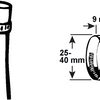 Cornat spanring 25-40mm 1st rvs - t308304