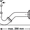 Cornat bidetsifon messing ch 1 1 4 215 - t317503