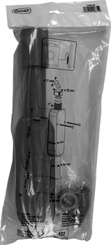 Cornat sifon wasmachine 1'' 40 50mm 422 - t356012g - afbeelding 2