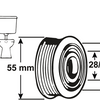 Cornat binnenverbinding wc universeel ch - t360699