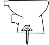 Cornat afdekkap voor bodemschroef (2st) wi - t364800 - afbeelding 2
