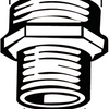 Cornat messing ms verloopnippel mm 1 2x3 8 - t396420