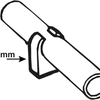 Cornat enkele clip koperbuis 18mm (6st) - t560304