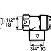 Cornat zekerheidsventiel 6bar 1 2x3 4 - t593711