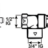 Cornat zekerheidsventiel 6bar 1 2x3 4 - t593711