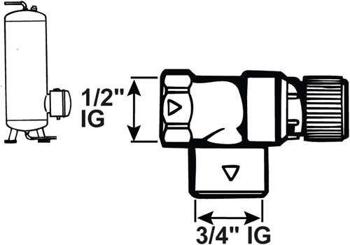 Cornat zekerheidsventiel 6bar 1 2x3 4 - t593711