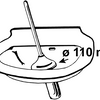 Cornat ontstopper met steel 11cm - t595600