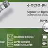 Taya ketting octo-dh 1 2x3 32x136 e-bike, 7-8 speed, zilver