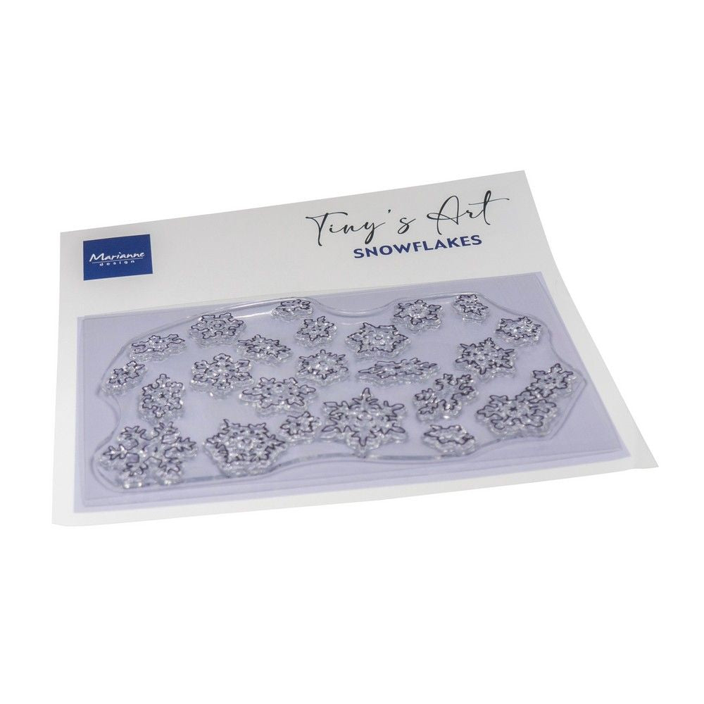 Marianne design • clear stamps tiny's art snowflakes