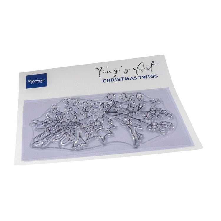 Marianne design • clear stamps tiny's art christmas twigs
