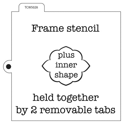 The crafter's workshop • template cookie 5,5x5,5 plaque