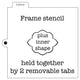 The crafter's workshop • template cookie 5,5x5,5 plaque