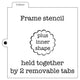 The crafter's workshop • template cookie 5,5x5,5 plaque