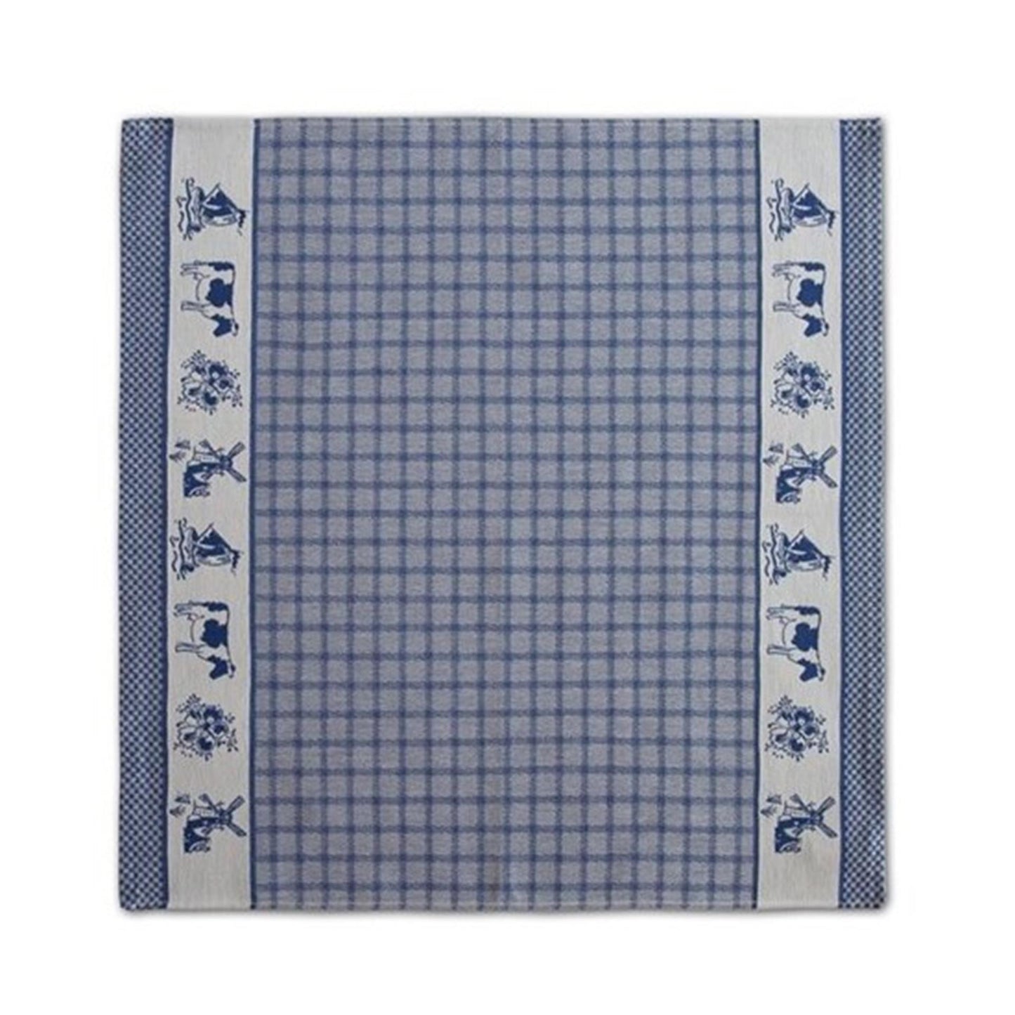 Ddddd theedoek dutchie blauw 60x65cm 6st
