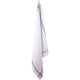 Theedoek ruit blauw 70x70cm pak a 12