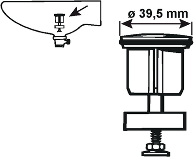 Cornat afvoerkegel excenter-afloop 1 1 4 - tec317409