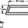 Cornat gummidichting 67x37x6mm spoelkast - tec356406