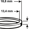 Cornat dichting o-ring grohe 13.4x2.7(4st) - tec380258