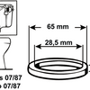 Cornat dichting afloop spoelkast wisa - tec380423