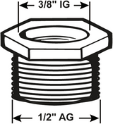 Cornat messing ch verloopstuk 1 2mx3 8v - tec386300 - afbeelding 2