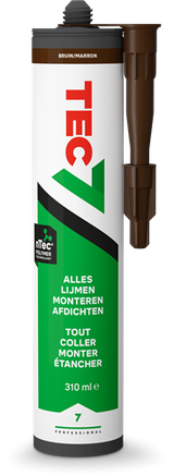 Tec7 patroon universele kit 310ml bruin - 535406000 - afbeelding 1