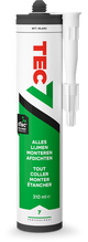 Tec7 patroon universele lijmkit 310ml wit - 535206000