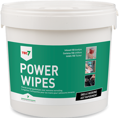 Tec7 powerwipes reinigingsdoekjes 150 doekjes - 467035000