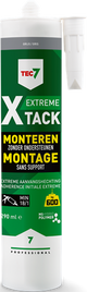 Tec7 x-tack patroon snelle montagekit 290ml grijs - 534535000