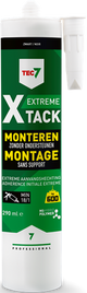Tec7 x-tack patroon snelle montagekit 290ml zwart - 534515000