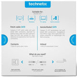 Enzo technetix patchkabel utp cat6 2m wit - 2077000 - afbeelding 2