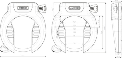 Abus Pro Amparo 4750S ART2 Zwart
